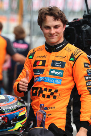 Oscar Piastri Thumbs Up in Paddock 6" x 4" Photo Print