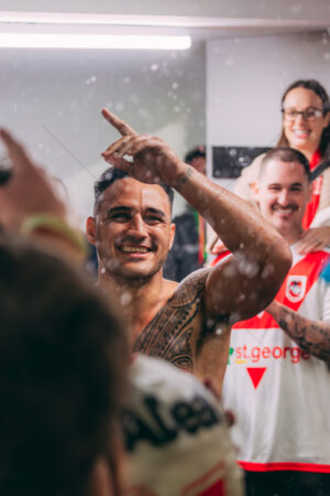 Valentine Holmes Celebrates Shirtless 6" x 4" Photo Print