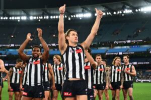Darcy Moore and Team Applauding Fans 6" x 4" Photo Print