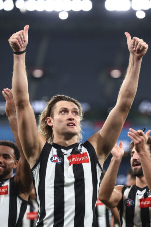 Darcy Moore Giving Thumbs Up After Victory 6" x 4" Photo Print
