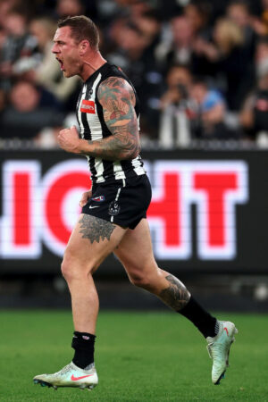 Tim Membrey Running Celebrates Goal 6" x 4" Photo Print