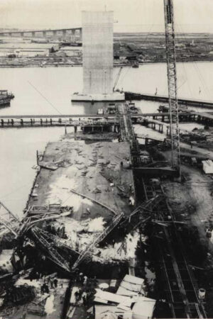 Collapsed Span of West Gate Bridge After Disaster 6" x 4" Photo Print