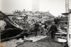 Emergency Crews On Site After Bridge Collapse 6" x 4" Photo Print