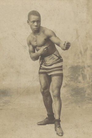 Edward Savral 'Barroni' Melbourne Boxer Pose 6" x 4" Photo Print