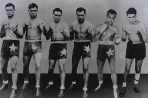 The Six Sands Brothers in Fighting Poses 6" x 4" Photo Print
