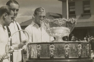 Bromwich and Quist with Davis Cup 1939 6" x 4" Photo Print