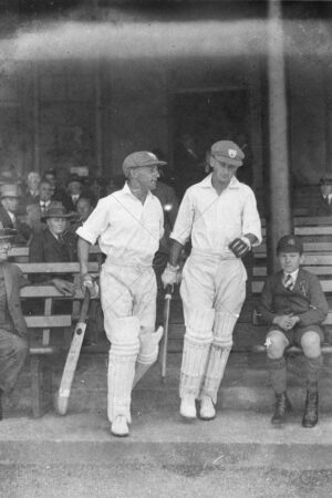 Bradman and McCabe Taking the Field 6" x 4" Photo Print