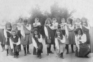 Girls Training with Sticks Deniliquin 1914 6" x 4" Photo Print