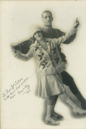 May and Ray Ice Skating Pair in Sydney 1927 6" x 4" Photo Print