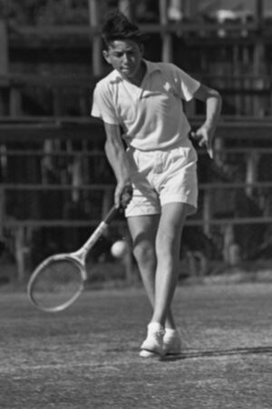 Ken Rosewall in Tennis Action Sydney 1948 6" x 4" Photo Print