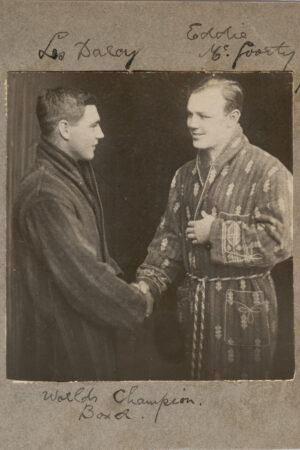 Les Darcy and Eddie McGoorty Shake Hands 1916 6" x 4" Photo Print