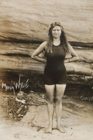 Mina Wylie Standing in Swimsuit at Coogee 6" x 4" Photo Print