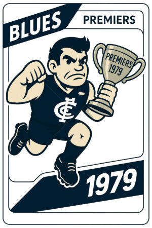 Carlton Blues 1979 Premiership Football Card 6" x 4" Photo Print