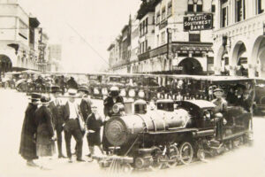 Historic Vintage Train in Action – 6" x 4" Photo Print