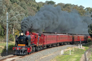 Historic Vintage Train in Action – 6" x 4" Photo Print