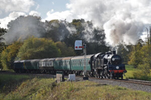 Historic Vintage Train in Action – 6" x 4" Photo Print