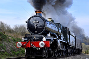 Historic Vintage Train in Action – 6" x 4" Photo Print