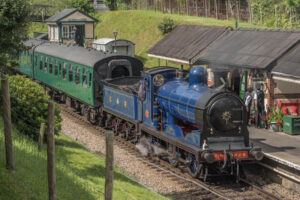 Historic Vintage Train in Action – 6" x 4" Photo Print