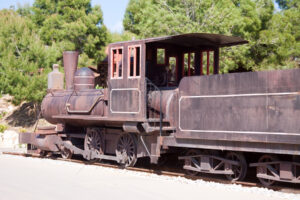 Historic Vintage Train in Action – 6" x 4" Photo Print