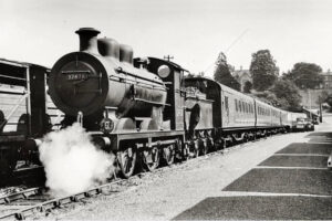 Historic Vintage Train in Action – 6" x 4" Photo Print