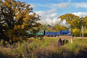 Historic Vintage Train in Action – 6" x 4" Photo Print
