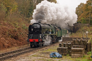 Historic Vintage Train in Action – 6" x 4" Photo Print