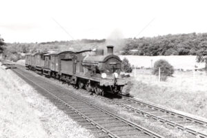 Historic Vintage Train in Action – 6" x 4" Photo Print