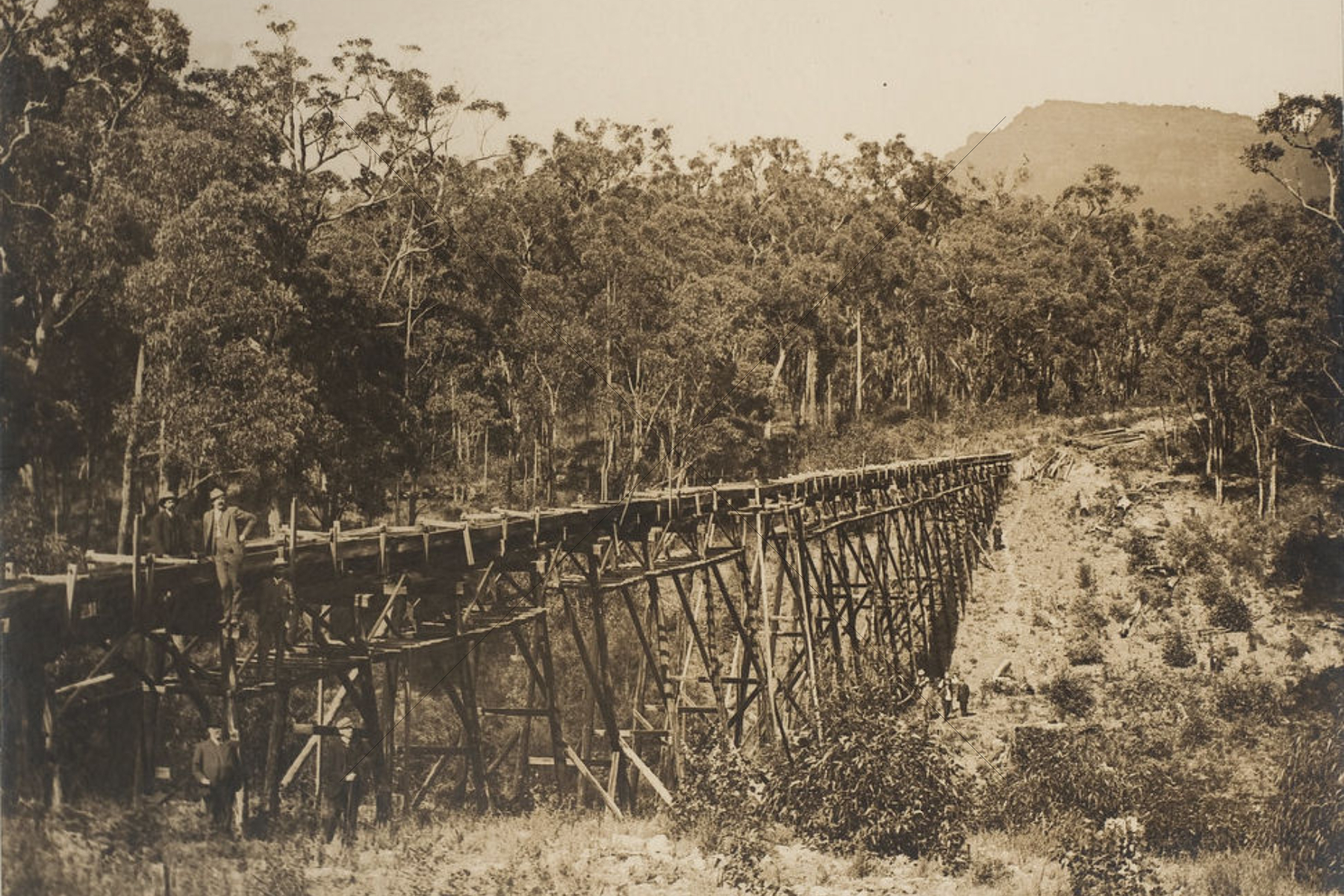 Men Laying 42-inch Diameter Sewer Pipe 6" x 4" Photo Print