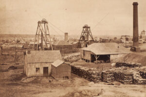 Sisters Rocks Stawell, with People and Carriages 1880 6" x 4" Photo Print