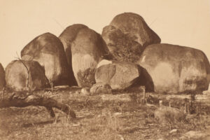 Aerial View of Stawell with Mining Structures & Lake 6" x 4" Photo Print