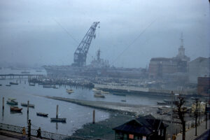 HMAS Melbourne At Portsmouth 1955 6" x 4" Photo Print