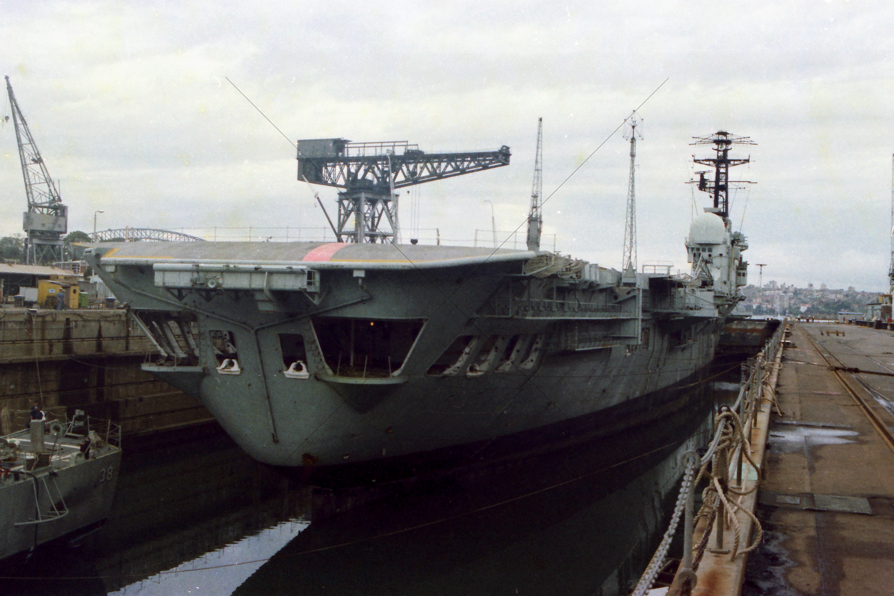HMAS Melbourne In The Captain Cook Dock 6" x 4" Photo Print