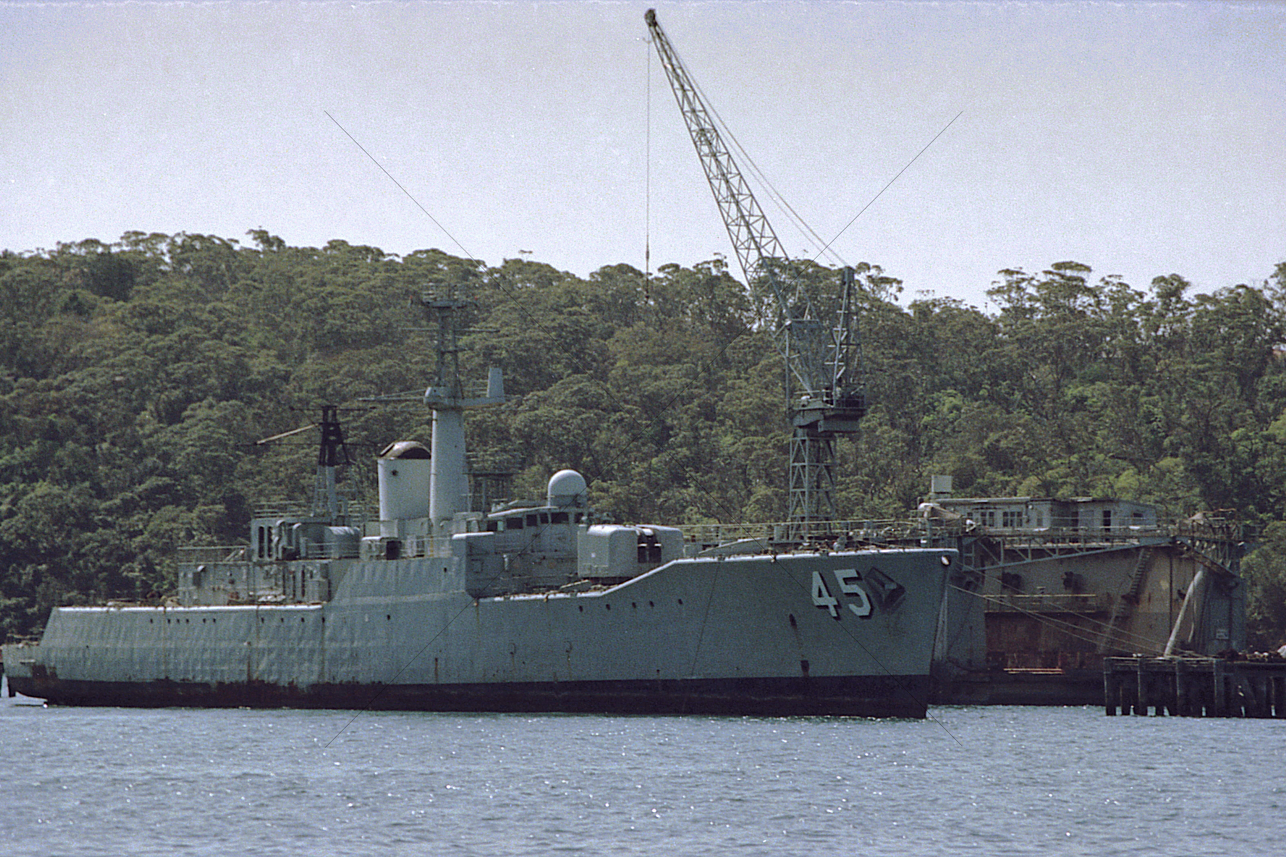 HMAS Yarra And Fd1002 6" x 4" Photo Print