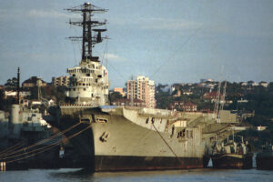 The Twilight Of Hmas Melbourne 6" x 4" Photo Print