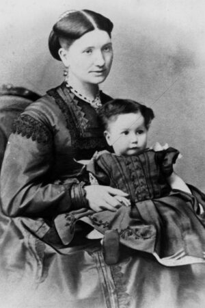 Alexandra Stewart And Baby Mary 6" x 4" Photo Print