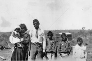 Family At Barambah Aboriginal Settlement 1911 6" x 4" Photo Print