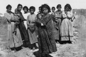 Group Of Aboriginal Women And Children Taken To Hull River 6" x 4" Photo Print