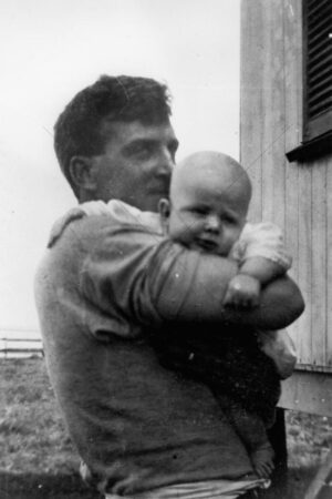 Norman Heaslop With Baby Son Robert At Nullum 1918 6" x 4" Photo Print