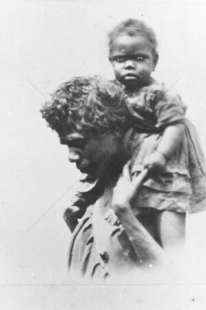Portrait Of A Baby On A Woman’s Shoulders 6" x 4" Photo Print