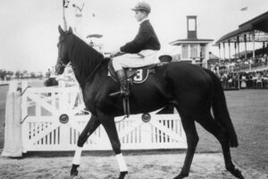 Red Jester About To Enter The Track c.1953 6" x 4" Photo Print
