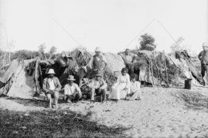 Aboriginal Group And Dwellings Queensland 1880s 1900s 6" x 4" Photo Print