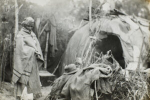 Aboriginal Woman And Gunyah At Myora Mission Station North Stradbroke Island Queensland 1896 6" x 4" Photo Print