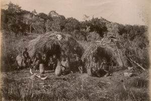 Camp Of Aborigines In The Bloomfield River District 6" x 4" Photo Print