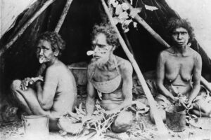 Jackie With Two Women Sitting In Shelter At Newmarket 1897 6" x 4" Photo Print