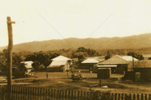 Mission Houses With Children Playing In A Cart In The Foreground 1935 1950 6" x 4" Photo Print