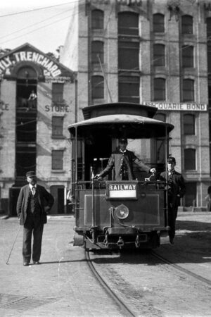 Railway Square With Produce Store 6" x 4" Photo Print