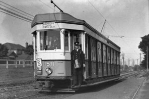 Toastrack Tram 1511 At Moore Park 1938 6" x 4" Photo Print