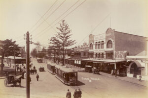 Manly Corso Trams Circa 1905 6" x 4" Photo Print