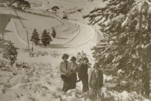 Skiing And Snowfields C 1930S By Sam Hood 6" x 4" Photo Print