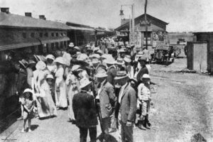 Longreach Railway Station Gathering 1912 6" x 4" Photo Print
